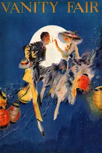 Vanity Fair Magazine Cover Couple Moon Love Art Wall Room Poster - POSTER 20x30 - Picture 1 of 4