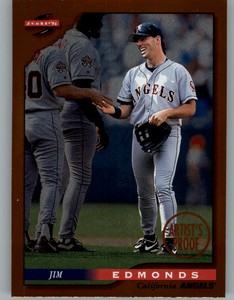 1996 Score Dugout Collection Artist's Proofs #A4 Jim Edmonds - NM-MT (8)