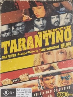 QUENTIN TARANTINO ULTIMATE COLLECTION DVD BOX SET -Region 4- 5 Discs - image 1 of 4