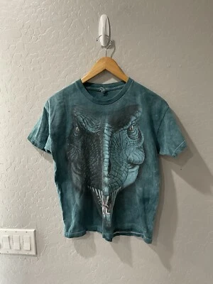 Camisa The Mountain “T-Rex” Cabeza Enorme Cara Talla Juvenil XL Bin 1 Foto 1 de 4