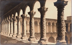 México Ex Convento De La Merced Ciudad de México Vintage RPPC C204 - Imagen 1 de 2