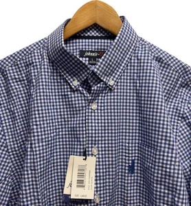 Johnnie-O NEU Herren Gr. L blau/weiß kariert Button Down "Berner" Baumwollhemd - Bild 1 von 6