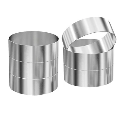 6 peças anéis de pão de hambúrguer, molde de hambúrguer, moldes de 4 polegadas para cozinhar, cozinhar 4377 - Imagem 1 de 4