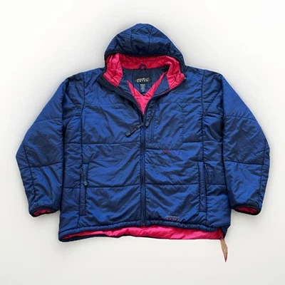 Chaqueta De Colección Eddie Bauer Para Hombre XL Alta EBTEK Gorpcore Azul Y2K Retro Foto 1 de 4