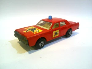 Matchbox Superfast 59 Mercury Fire Chief Car - Vintage 1970s Lesney - Picture 1 of 7