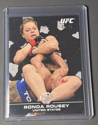 2013 Topps UFC Bloodlines Ronda Rousey #104 Black /25 - Image 1 of 4