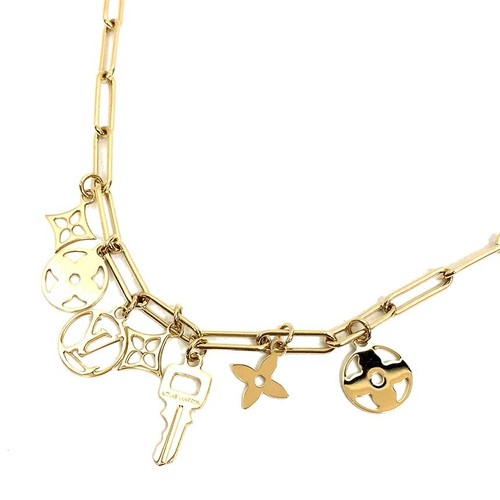 LOUIS VUITTON（LV） Collana LOUIS VUITTON Corrier Vacanze Romane M80272 Colore Oro Monogramma Accessorio