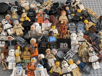 LEGO Star Wars Minifigure Lot Lando Skywalker StormTrooper Droid Darth 76 Figs - Image 1 of 4