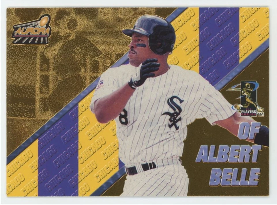 1998 Pacific Aurora Pennant Fever Albert Belle White Sox #20 C18 - Image 1 of 2