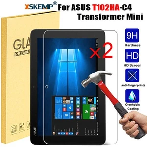 2Pcs For ASUS T102HA-C4 Transformer Mini Tempered Glass Screen Protector Cover - Picture 1 of 23