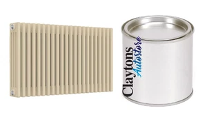 RAL 1015 HELLELFENBEIN HITZEBESTÄNDIGE HEIZKÖRPER EMAILLE LACK HOHE DECKKRAFT 500ML - Bild 1 von 4