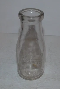 NEAT ONE PINT STANDARD DAIRY MILK GLASS BOTTLE - Picture 1 of 7