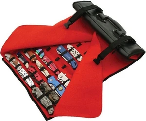 China Made Folding Knife Storage Case Holds 50 Black - Red- 21078150 - Picture 1 of 2