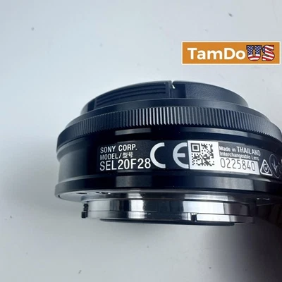 Sony SEL20F28 20mm f/2.8 E-Mount Pancake Lens – Compact Wide-Angle Prime - Image 1 of 4