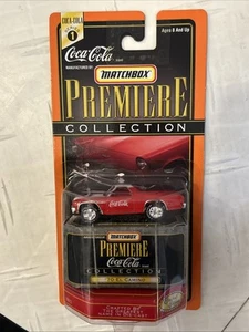 Matchbox Superfast Chevy Chevrolet El Camino COKE Collection Premiere Coca Cola - Picture 1 of 6