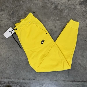 Nike Tech Fleece Jogginghose Sweatpants Gr. Medium Gelb/Schwarz CU4495 743 Brandneu - Bild 1 von 7