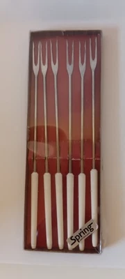 Fonduegabeln 6 x Marke Spring Schweiz - Bild 1 von 3