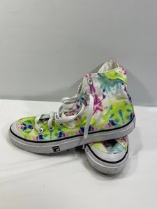 Zapatos de caña alta Fila Tart Tie Die para mujer, talla 9 EE. UU., usados - Imagen 1 de 13