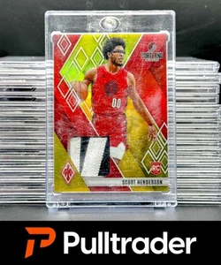 2023-24 Panini Phoenix Scoot Henderson Rookie Memorabilia Giallo #/49 - Foto 1 di 2
