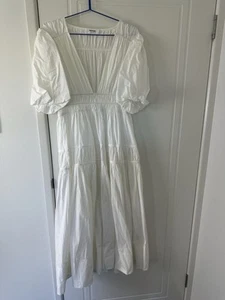 Showpo Dress Womens 14 White Full Length - Picture 1 of 9