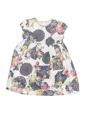 DKNY Girls White Dress 6 - Image 1 of 2