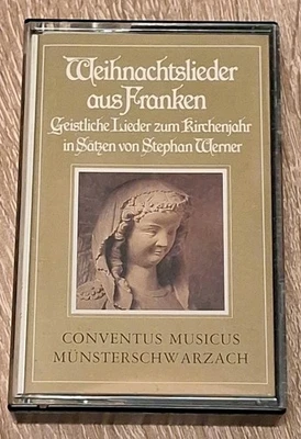 Musikkassette WEIHNACHTSLIEDER AUS FRANKEN Geistliche Lieder, Stephan Werner, MC - Image 1 of 3