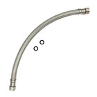 Full Bore High Flow 3/4 x 3/4 Inch Flexible Hose Pipe Water Connector 30-80cm