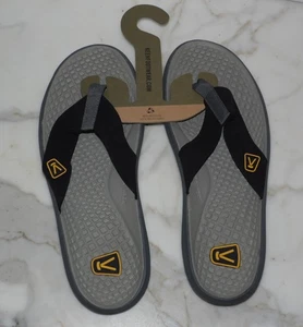 Keen Never Used Black Flip Flop Thongs Size 10 Sandals - Picture 1 of 3