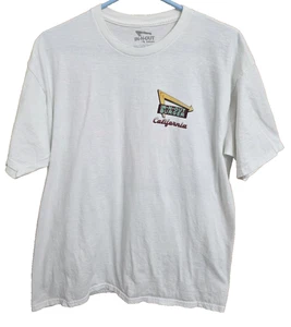 In-N-Out Burger California weißes Logo Kurzarm T-Shirt Größe Large Palmen - Bild 1 von 5