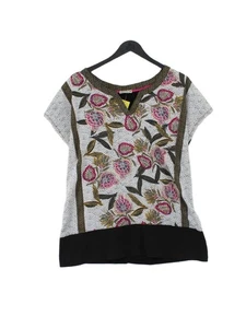 M&Co Damen Top UK 14 Multi Polyester mit Viskose Basic - Bild 1 von 5