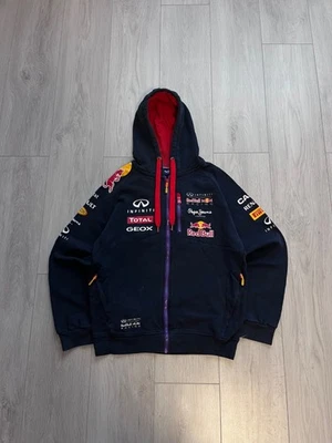 SUDADERA CON CAPUCHA VINTAGE RED BULL RACING TEAM F1 INFINITI PEPE JEANS Azul Hombre Talla S Foto 1 de 4
