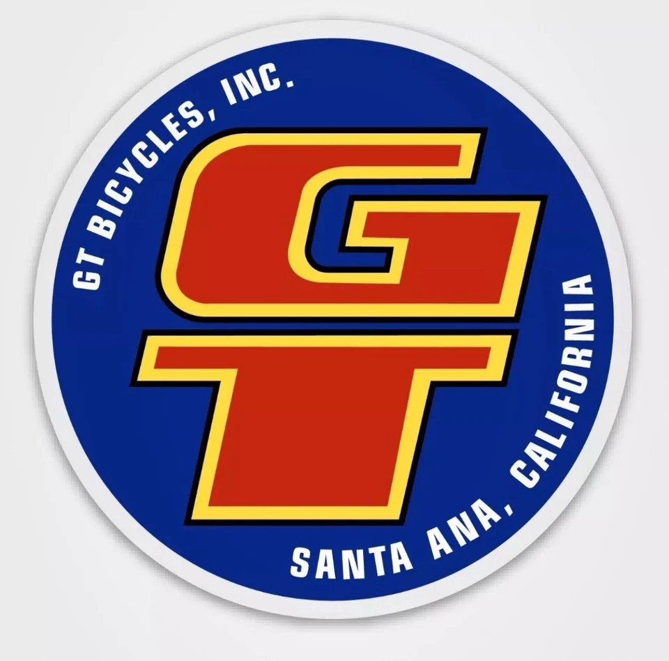 GT BMX  Bicycle Old School Logo Vinyl Sticker Decal 2” - Image 1 of 1