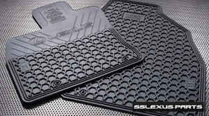 Lexus HS250h (2010-2011) OEM Genuine ALL WEATHER FLOOR MATS 4pc PU320-75110-01 - Picture 1 of 3