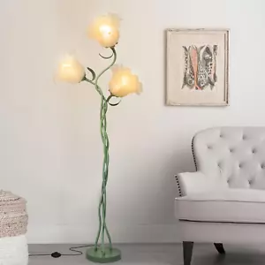 Flower Floor Lamp for Living Room, Tall Flower Reading Lamp with Flexible Neck S - Picture 1 of 8