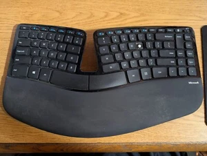 GENUINE Microsoft Sculpt Ergonomic Wireless Keyboard 1559 ( No Receiver )  - Picture 1 of 2