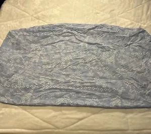 Pottery Barn Kids Noah Animals Crib Sheet Blue - Picture 1 of 4