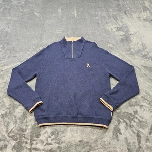 Vintage Disneyland Resort Paris Pullover Herren XXL Wolle Strick 1/4 Zip Mickey Mouse - Bild 1 von 16