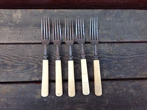 Set of 5 Vintage Forks  - Picture 1 of 8