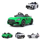 ES-Toys Kinder Elektroauto Mercedes AMG GT R Coupé, EVA-Reifen, Stoßdämpfer