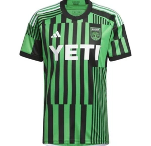 Adidas MLS Austin FC 23/24 maglia da calcio da uomo taglia 2XL Home Yeti prezzo al dettaglio consigliato $150 nuova con etichette - Foto 1 di 8