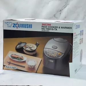 ZOJIRUSHI Cuociriso per Oltremare 10 Tazze 220-230V NS-YMH18 Nuovo - Foto 1 di 20