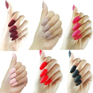 24Pcs Perfect Tips Swatches False Nail Tips Nail Extension Acrylic Home Use η - Picture 1 of 27
