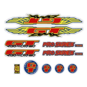 1996 GT BMX - Pro Series TEAM - Clear decal set - Picture 1 of 1