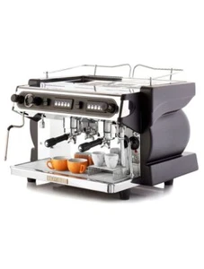 EXPOBAR RUGGERO ALFA 2 GROUP ESPRESSO COFFEE MACHINE BRAND NEW STAINLESS & BLACK - Picture 1 of 2