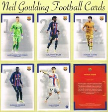 Topps Official Team Set ☆ BARCELONA ☆ 2022-23 Football Cards