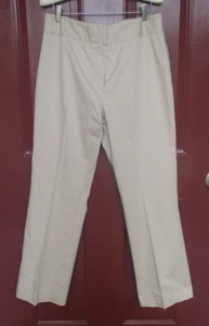 Pantalones Austin Reed Beige Talla 12 Mezcla de Algodón Forrados Elegante Informal Usados en Excelente Condición - Imagen 1 de 4