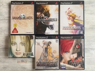 SONY PS 1 2 Koudelka & Shadow Hearts & Magna Carta & Bujingai set  from Japan - Image 1 of 4