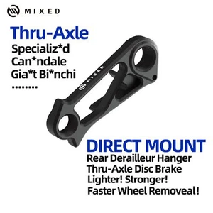 Direct Mount Rear Derailleur Hanger for Thru-axle Disc Brake Road Bike Bicycles - Picture 1 of 39