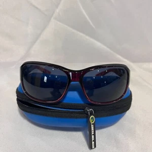 Costa Del Mar Inlet Sunglasses Pomegranate Fade/Gray 580Plastic Preowned - Picture 1 of 7