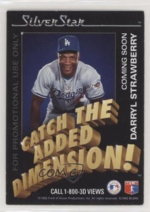 1991-92 Silver Star Holograms Promos Darryl Strawberry